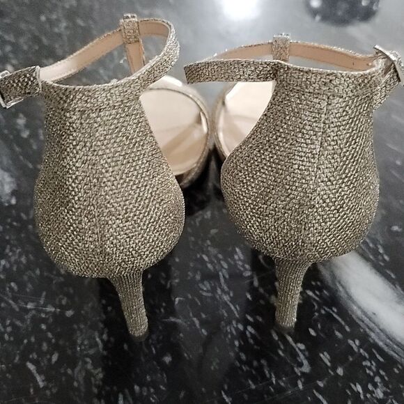 BRAND NEW NINA STRAPPY HEEL SPARKLE&SHINE OPEN TOE SANDAL - Picture 9 of 15